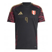 Camiseta Perú Paolo Guerrero #9 Segunda Equipación Replica Copa America 2024 mangas cortas